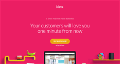 Desktop Screenshot of klets.com